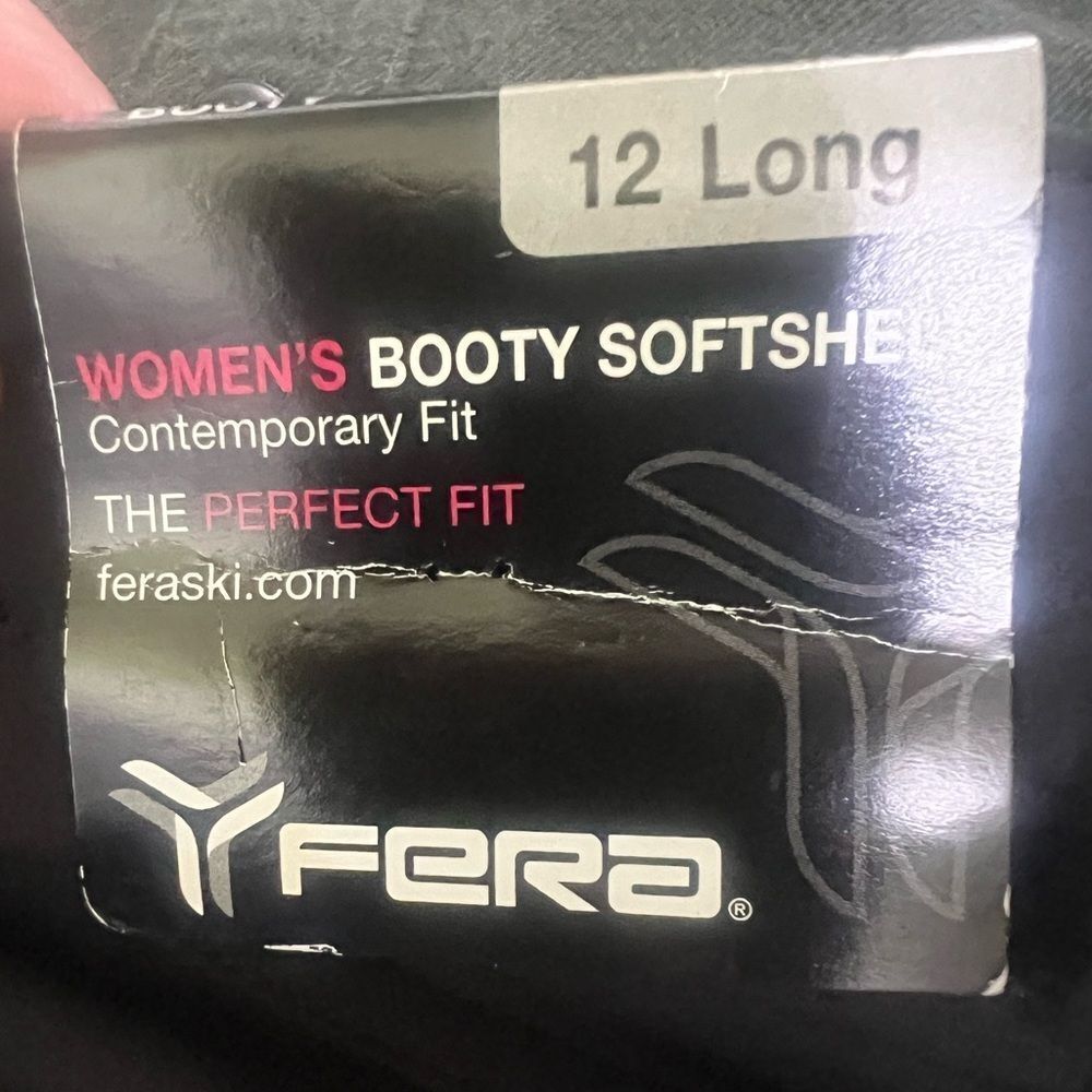 Women’s Fera booty soft shell contemporary fit outdoor pants size 12 long black - Picture 4 of 6